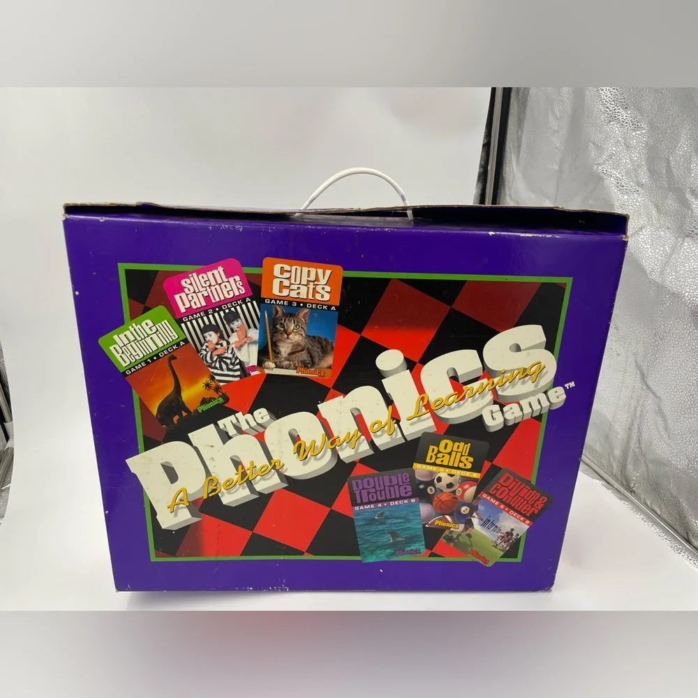 VTG Vintage 90s The Phonics Game VHS/Cassette Tapes Educational Series